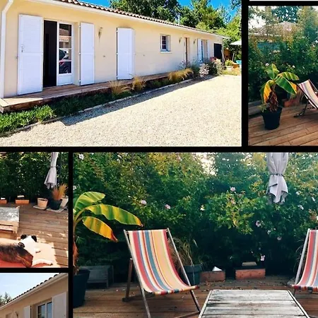 Ferienhaus Maison Proche Du Centre-ville Du Lac-et De L'ocean Hourtin